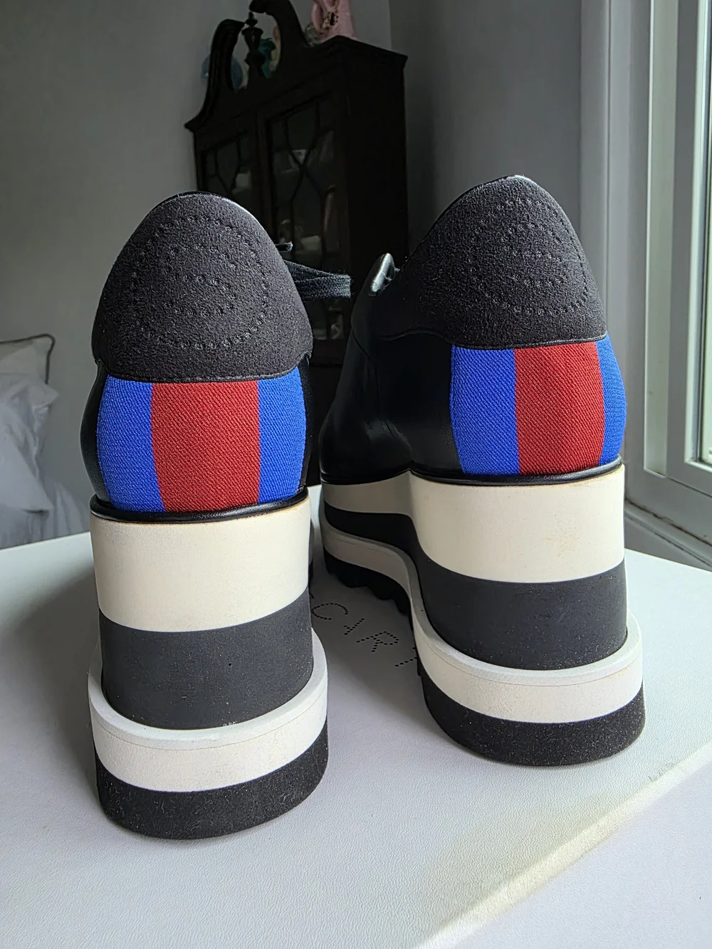 Stella McCartney Sneak-Elyse Platform Sneakers size 8